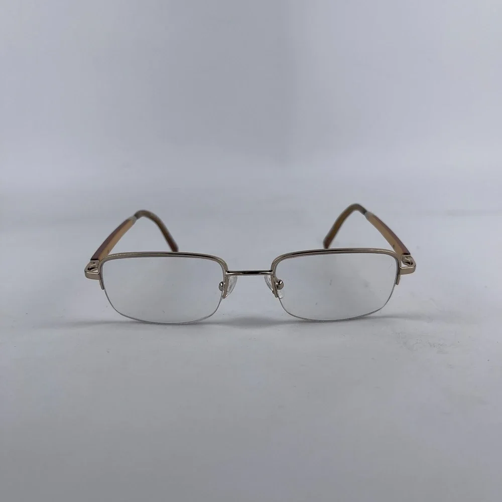 Saki By Modo 804 Women's Eyeglasses Frame Brown Plastic Half Rim 52-19-140‎ mm